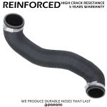 Replacement intercooler turbo hose for SAAB 9-3 1.9 TTiD, 12777281, 12822777, 12822778