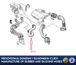 Zamjensko crijevo turbine i usisne grane RENAULT CLIO / MEGANE / SCENIC / KANGOO, 1.9 DTI, 8200229554, 8200162586, 82007999 - Slika 2