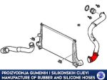 Zamjensko crijevo intercoolera i turbine za SAAB 9-5 1.9 16V TID, 12760062, 12762043, 12822911 - Slika 2