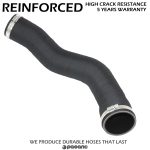 Replacement intake manifold intercooler hose MITSUBISHI L 200 2.5TD, 1505A088, 1505A850, 14099W020P