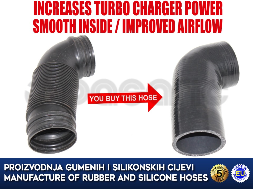 Zamjensko crijevo usisa zraka VW TOURAN / GOLF / ŠKODA / SEAT  B5 / JETA, 1K0129684B, 1K0 129 684 B