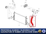 Zamjensko crijevo intercoolera i turbine za OPEL INSIGNIA 2.0 CDTI / SAAB 9-5 2.0 TTID / TiD / CHEVROLET MALIBU 2.0 D, 1302275, 1302277, 13242121, 22990025, 23163578, 860118 - Slika 2