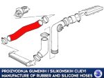Zamjensko silikonsko crijevo intercoolera turbine BMW 525 tds, 11612243636 - Slika 2