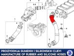 Zamjensko gornje crijevo EGR / intercoolera i turbine BMW 5 525D / 530D / 535D, 11617799401 - Slika 6