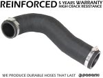 Replacement intercooler hose for SAAB 9-3 1.9 TID, 55350923, 55350915, 55350922, 5835854, 5860506, 315805007