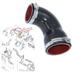 Zamjensko  crijevo intercoolera i turbine AUDI TT S3 / SEAT LEON CUPRA, 1.8T, 06A 145 832 L, 06A 145 832 E, 06A 145 832 H, 06A 145 832 J - Slika 3
