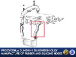 Replacement intercooler hose FIAT CROMA 1.9 / 2.5 TD, LANCIA THEMA 2.5 TD, 82413061  - Image 2