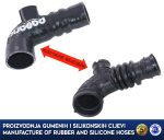 Replacement silicone intercooler hose  ALFA ROMEO 145 / 146 1.9 JTD, FIAT BRAVO 1.9L, 60658040