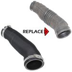 Replacement air filter hose FIAT STRADA 1.9 JTD, 46830160, 10929 - Image 2