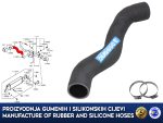 Replacement intercooler turbo hose MITSUBISHI OUTLANDER / ASX / LANCER / 1.8 2.2 DI-D, 1505A537, 11756Q